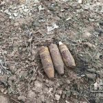 В Софиевском районе обнаружили 3 взрывоопасных снаряда