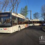 ОНЛАЙН: в Кривом Роге продлили троллейбусный маршрут №3 и презентовали транспортные средства