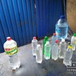 В Кривом Роге нарушители торговали алкоголем в пластиковых бутылках из-под лимонада